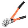 Hydraulický lisovací nástroj na trubky, Lisovací nástroj na nerezové trubkové fitinky s čelistmi V12, V15, V18, V22, V28 a přepravním pouzdrem, Sada lisovacích nástrojů pro