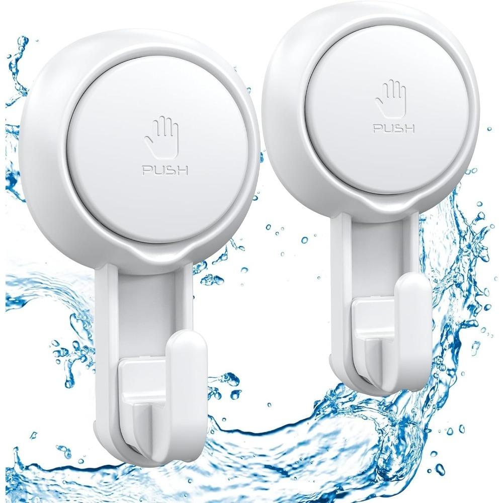 Suction Cup Hooks Powerful Vacuum Waterproof Suction Hook Hanger Bathroom Kitchen Towel Wall Hook Storage Holder