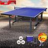 Red Double Happiness Professional Folding Ping Pong Table