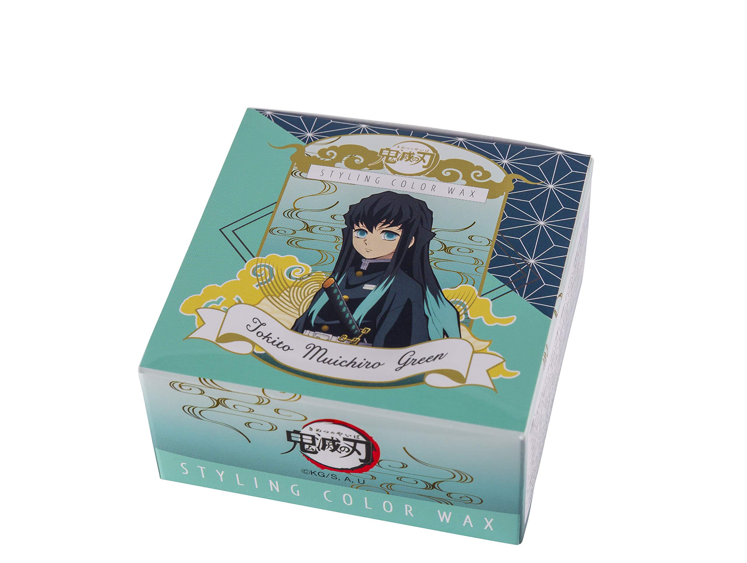 

Demon Kimetsu no Yaiba Styling Color Wax Muichiro Tokito Зеленый 50г Slayer зелёный