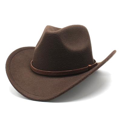 Western Cowboy Top Hat for Men and Women, Autumn and Winter Jazz Hat/top Hat/felt Hat