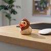 Small Car Dashboard Accessories Cute Lion Duck Figurine, 3D Printed Desktop Ornament, Creative Gift for Friends Animal Statue Shelf Decor, Toy