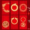 6Pcs Chinese Red Envelope Hong Bao Chinese Lucky Money Envelope Lucky Bag Cash Envelope for 2024 Dragon  Wedding Party Supplies