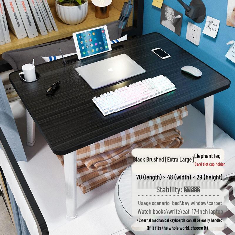 Folding Bedside Student Desk: Compact, Versatile Table for Bedroom or Dorm