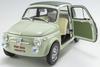 Kyosho Original 1/18 Scale Fiat Nuova 500 Elaborazione Abarth Record (Green Clear) Finished Product KS08966ALG