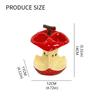 Ceramic Fruit Core Themed Toothbrush Organizers 3 Compartment Toothpaste Holders Stand For Countertop Bathroom Storage