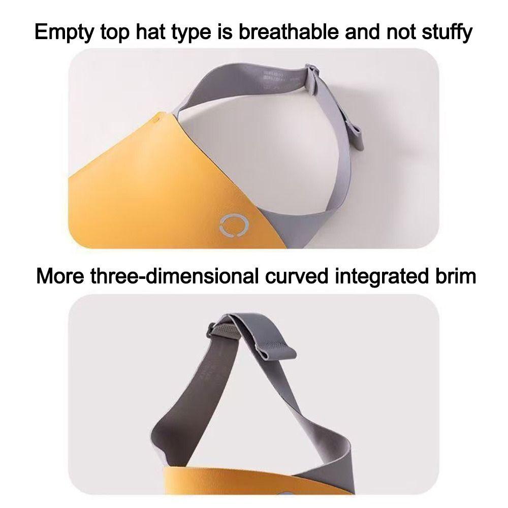 New One-piece Seamless Visor Cap UV Protection Breathable Outdoor Sun Hat Adjustable Sun Protection Hat