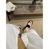 Sheepskin Version~ Thick-soled Heightening Set of Toe Cool Slippers for Women's Summer Wear with Flat-bottomed Casual Beach Sandals