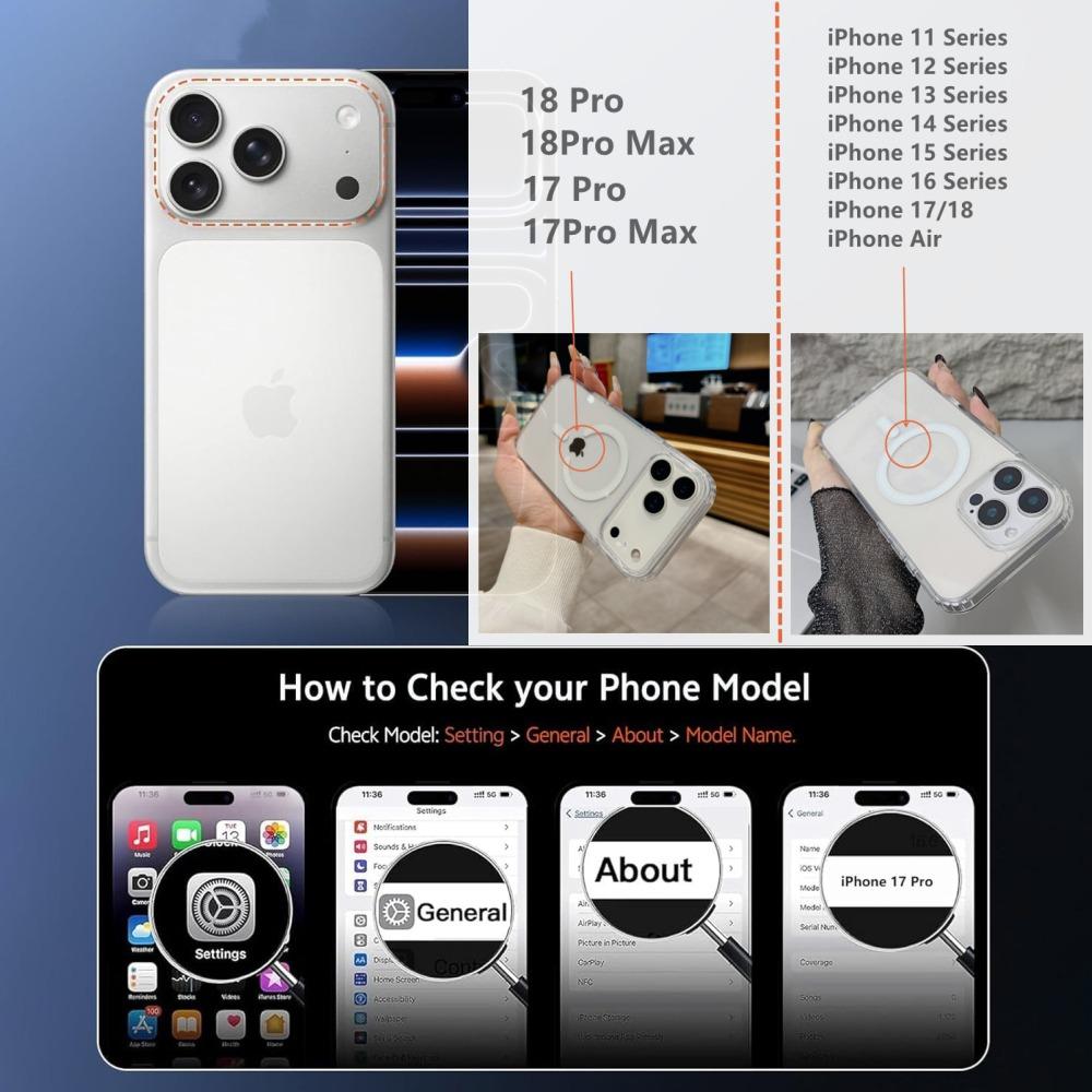 Magnetic Clear Case For 18 17 16 15 14 Plus 13 12 11 Pro Max mini Funda For Magsafe Silicone Transparent Cover