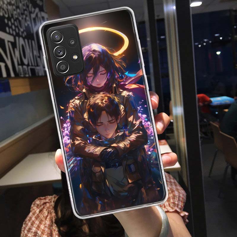 Character MIKASA Phone Case For Samsung A15 A25 A35 A55 A16 A26 A36 A56 Galaxy A12 A22 A32 A52S A05S A02S A72 A42 A6 A7 A8 A90 A