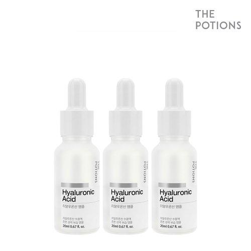 The Potions Hyaluronic Acid Ampoule 3-Piece Set FREE