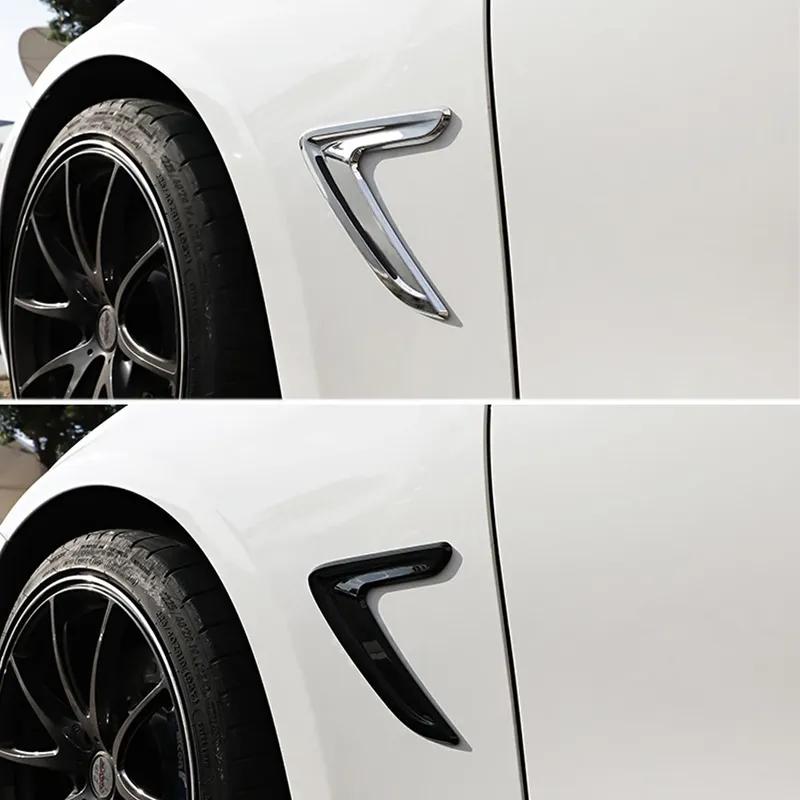 2pcs Car Side Air Vent Fender Wing For BMW 3 Series F30 2012 2013 2014 2015 2016 2017 2018 Air Flow Grill Outlet Intake Trim