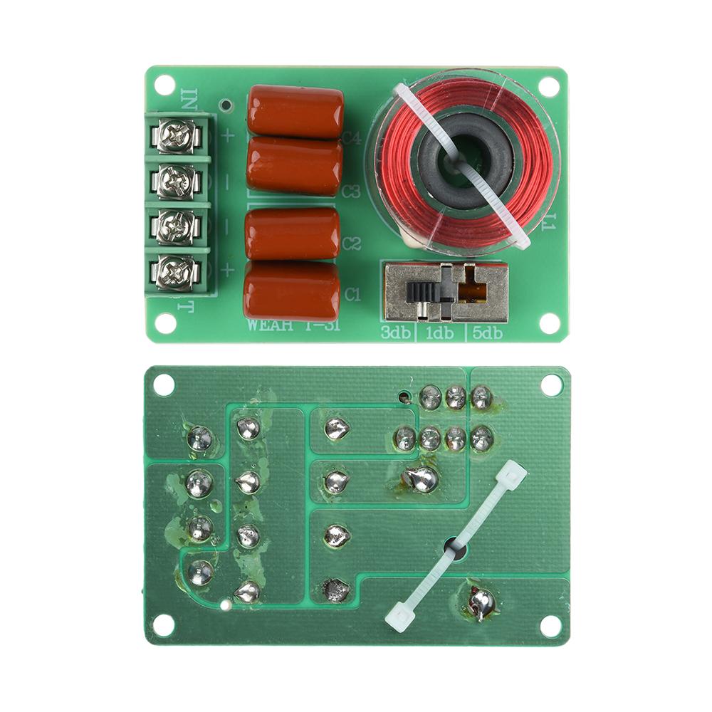 

100W Pure Tweeter Crossover with Multi-Band Sound Adjustment for Home Theater Speakers and Car Audio