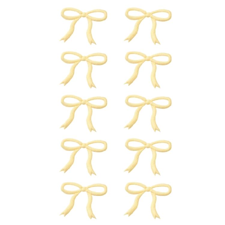 Attachable Polyester Bows Applique For Clothing Accessories DIY Hair Decors Fabric Craft Supplies Design