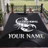 Custom Text Printed Rug Scorpions Non Slip Floor Carpet For Home Room Decor