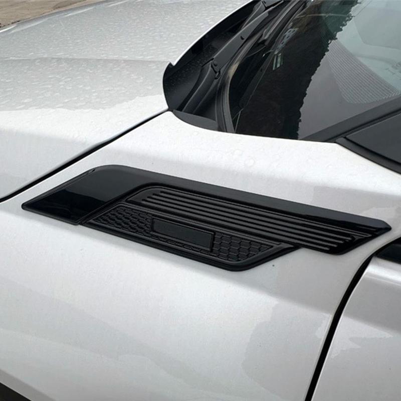 Car Upgrade For Toyota RAV4 XA60 2026 Glossy Black Exterior Side Door Fender Vent Trim Cover ABS Car Accessories 2PCS