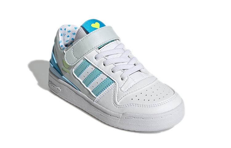 Adidas Originals FORUM Low El C Comfortable Abrasion Resistant Low top Skateboard Shoes White GZ0800