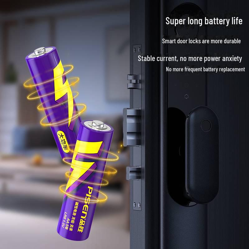 PISEN 1.5V Alkaline Batteries No. 5 & No. 7 for Remotes, Mice, Scales, and Toys