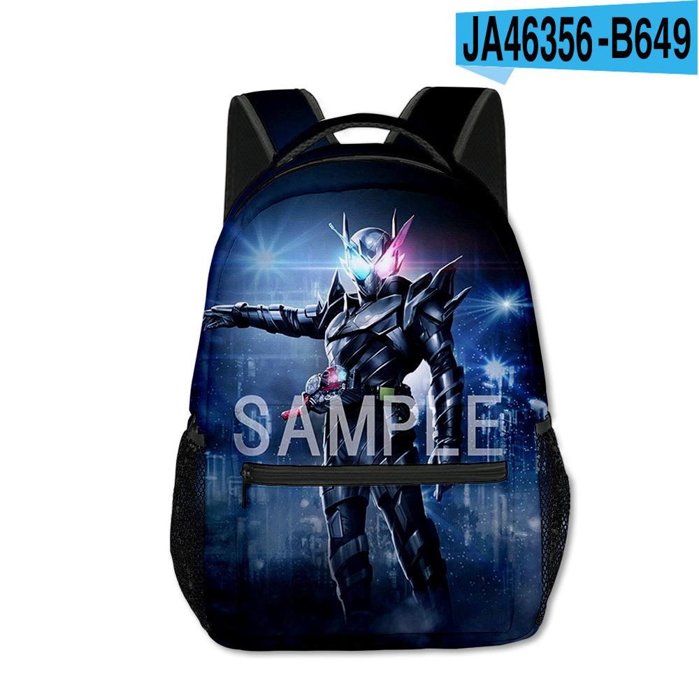Fashion Novelty Cool Kamen Rider student Bookbag Notebook Backpacks 3D Print Oxford Waterproof Boys/Girls Travel Backpacks