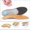 Shoes Insoles For Flat Feet, Valgus Supination, Orthopedic, Leather