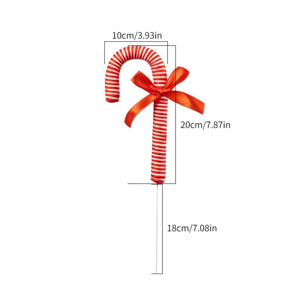 Cartoon Christmas Candy Canes Pendant Christmas Tree Lollipop Decoration  Party Favors