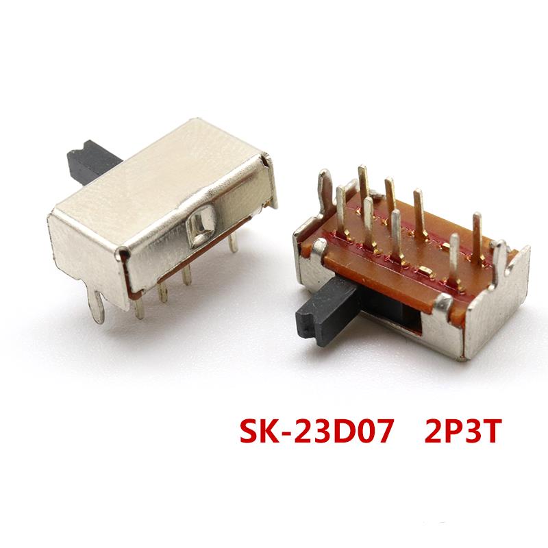 10PCS Mini Slide Switch DIP PCB Toggle Switch SPST SPDT 2/3 Pin Tactile Switch for Electronic Projects