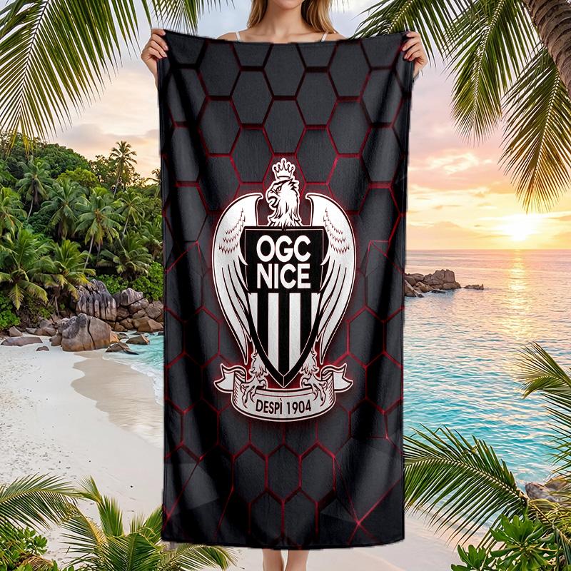 OGC Nice FC print Quick Dry Beach Towel Microfiber Absorbent Portable Travel Swimming Towel