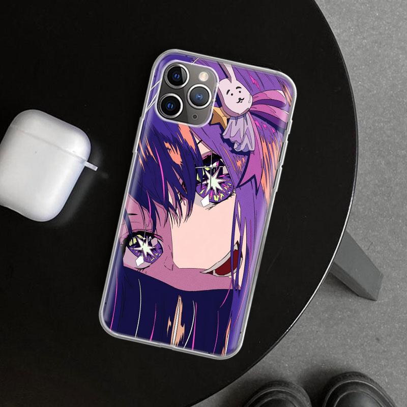 Japan Anime Oshi No Ko Phone Case Cover for iPhone 11 12 13 Mini 14 15 Plus 16 Pro Max 17 Air 7 8 + SE Art Customized Fundas 11