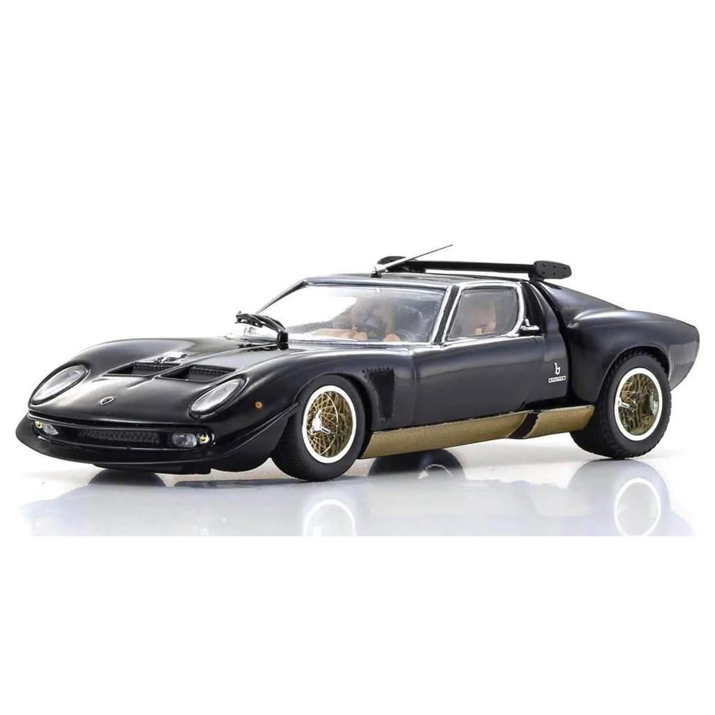Kyosho Original 1/43 Lamborghini Miura SVR Black/Gold Finished Product