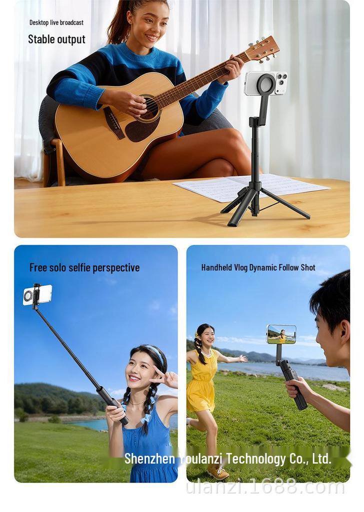 SK26 Magnetic Portable Selfie Stick Holder