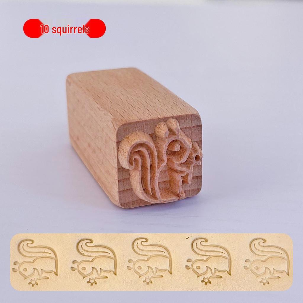 16-Piece Handcrafted Solid Wood Stamps for Clay Sculpting and Cartoon Mooncake Textures