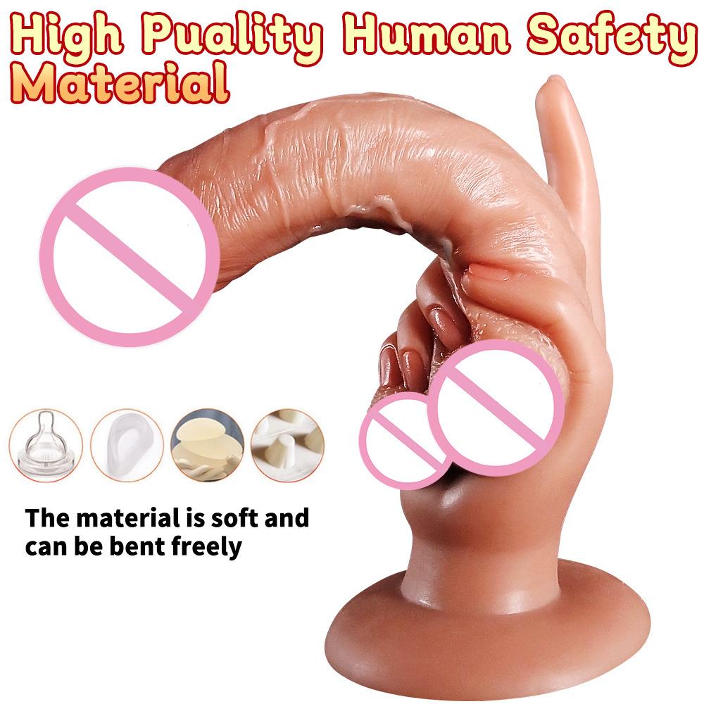 Soft Silicone Realistic Penis Dildo Adult Women Intimate Pleasure Toys
