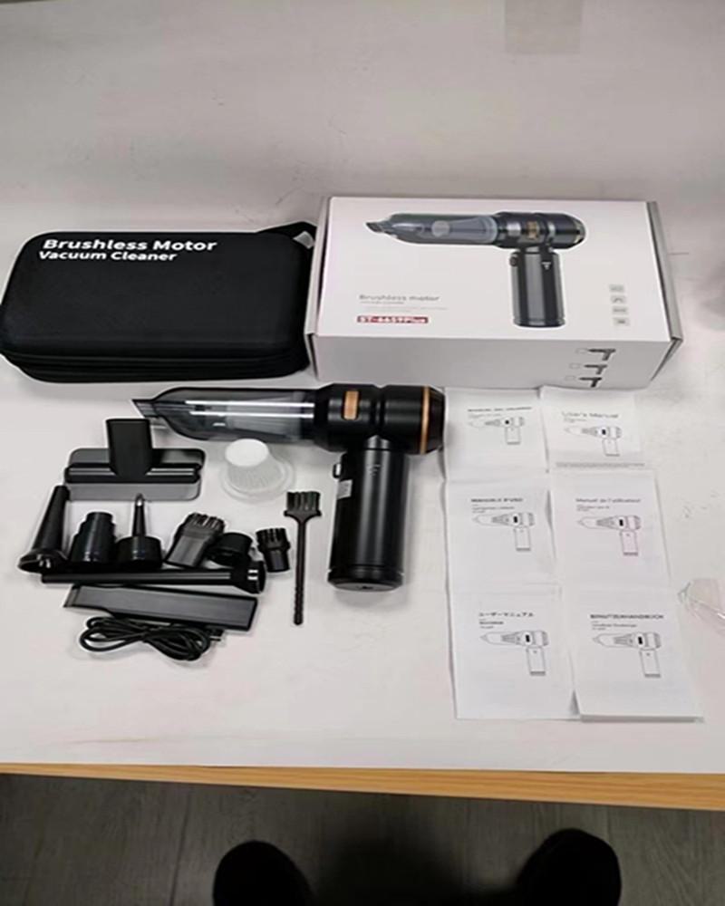 Handstaubsauger mit bürstenlosem Hochleistungsmotor, kabellos, mit Staubblas- und Aufblasfunktion