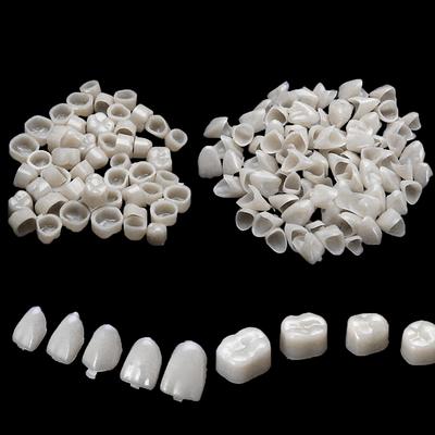 2 Confezioni Materiale per Corone Provvisorie Dentali per Denti Anteriori + Molari Faccette Nuovo