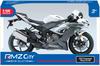 Doyusha Diecast Motorcycle Scale 2023 Kawasaki Ninja Gray Finished Product 1/12 ZX-6R