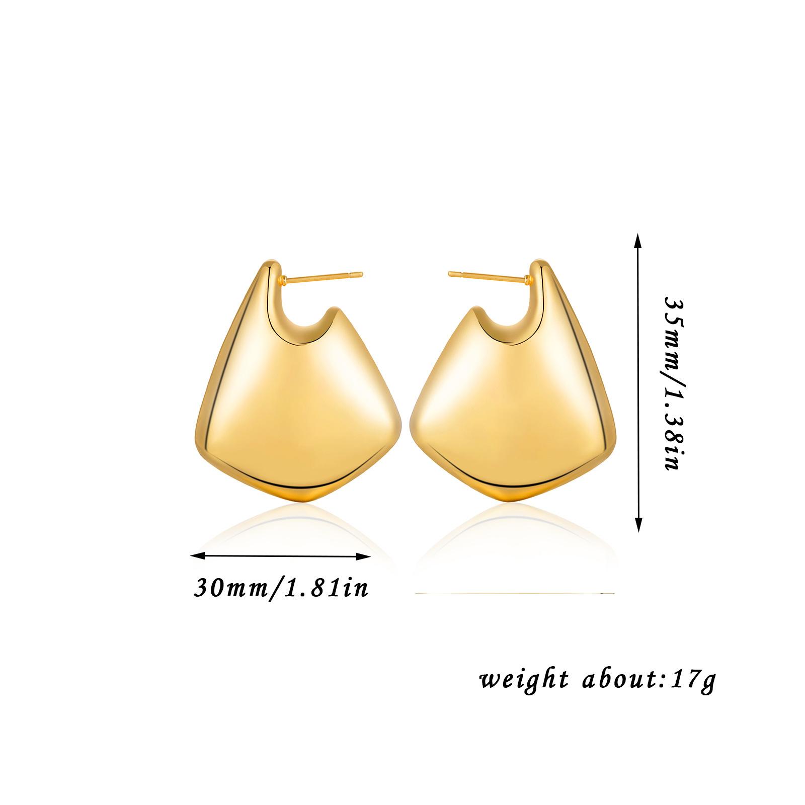 

Высококачественные гладкие полые серьги с каплями воды, нерегулярные геометрические модные серьги для девочек