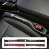 VW Car Seat Gap Filler Strip Soft Pads Leather Car Styling Spacer For VW GTI Polo Golf MK6 Passat Tiguan Arteon T-ROC Jetta ID.3 PT1