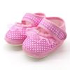 Newborn Infant Baby Dot Lace Girls Soft Sole Prewalker Warm Casual Flats Shoes