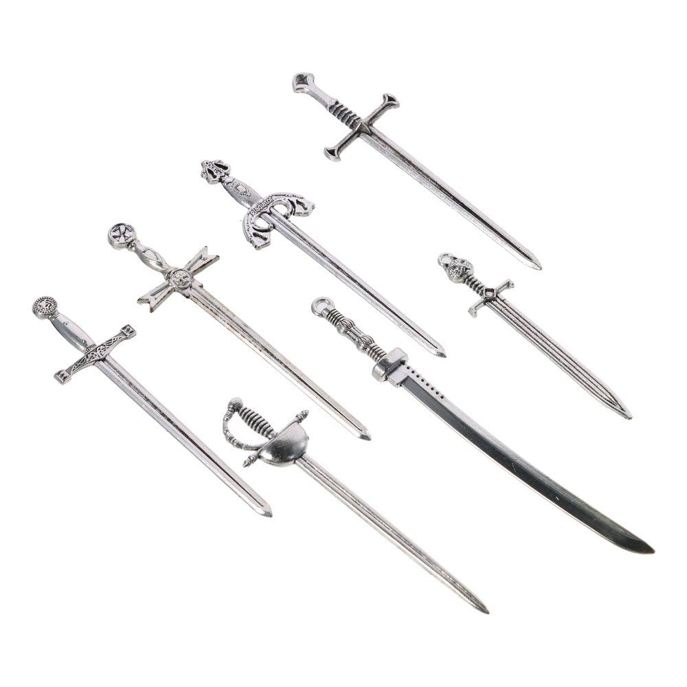 

14 шт. Міні-закладка Срібні аксесуари для книг Аксесуари для книг Меч Закладка своїми руками