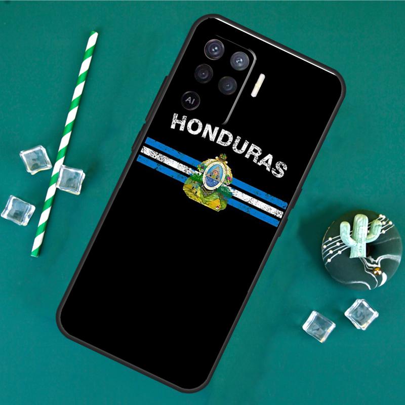Honduras Flag Phone Case For Oppo A18 A38 A58 A78 A98 A40 A60 A80 A91 A15 A17 A74 A94 A54 A57S A16 A76 A96