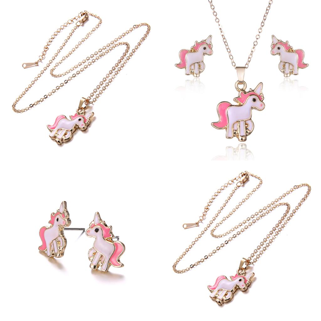 Cute Animal Necklace Set European And American Hot Selling Alloy Jewelry Set