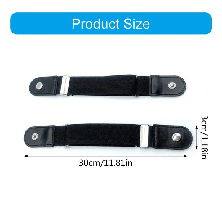 Jean Button Stretch No Sew Waist Button Waist Buckle Quick Button Elastic Belt