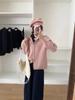 Korean Dongdaemun Women's Double Zipper Lapel Coat - Thick Wool Sweater, Autumn/Winter, Soft, Fluffy, Loose, Lazy Style.