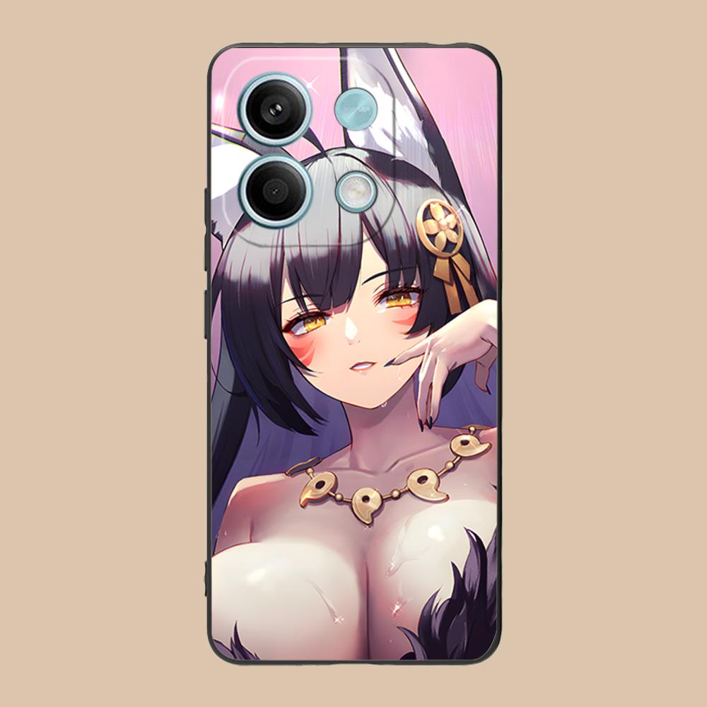 Étui pour téléphone portable Azur Lane Musashi en TPU mat pour POCO F8 F7 F6 F5 F4 F3 F2 Pro GT C75 C71 C65 C61 C40 Pro Ultra Couverture Colorée