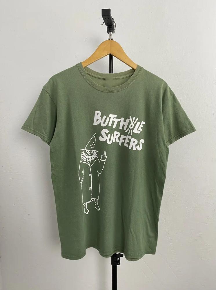 New Butthole Surfers Band Album For Fans Cotton Green S5XL T Shirt AG668 Unisex T-Shirt L