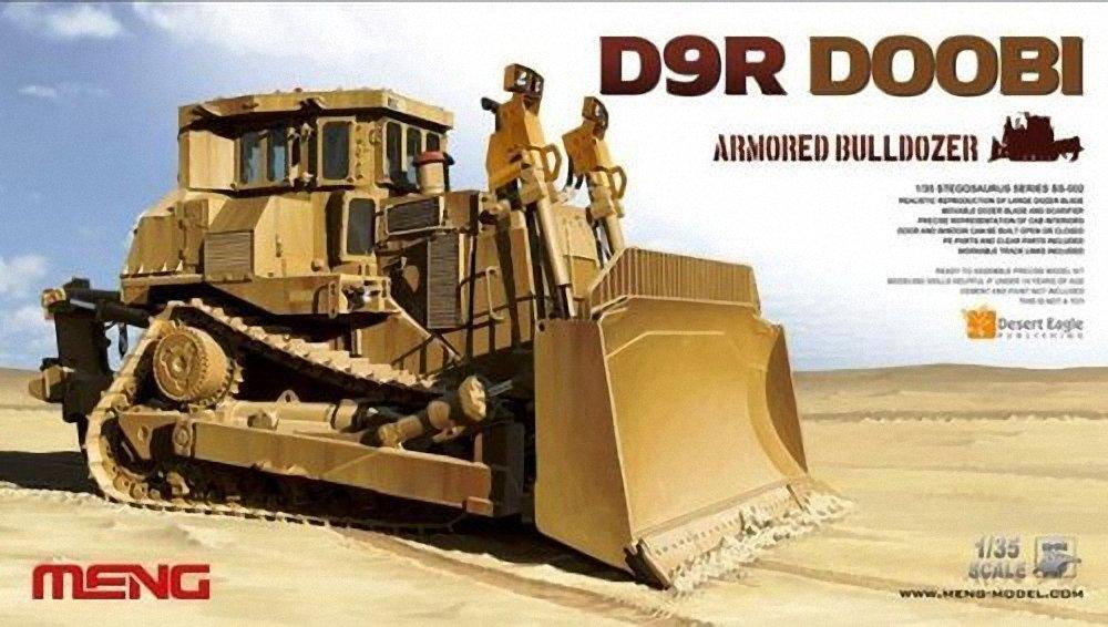 

Meng Model Серия Стегозавр Армейский бронированный бульдозер D9R Армии Израиля Пластиковая модель 1/35 SS-002