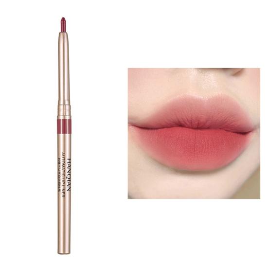 0.25g Lip Gloss Auto-rotate Long Lasting Waterproof Matte Universal Makeup Tool High Saturation Nude Color Lip Pens for Party