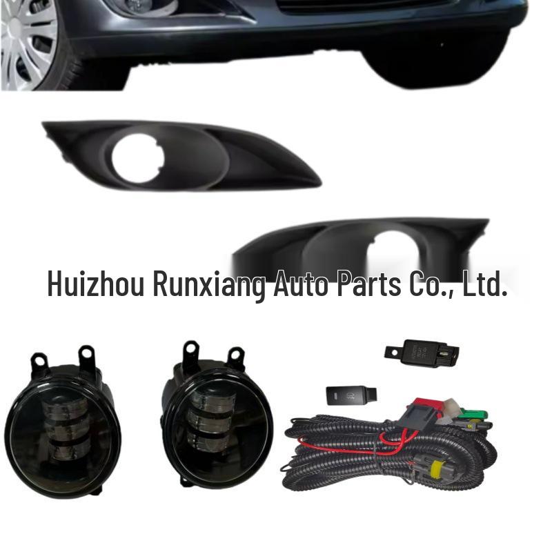 07-10 Toyota Auris Front Fog Light & Grille Set with LED Halogen Lens