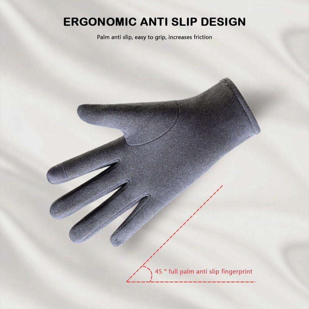 Velvet Warm Gloves Warmth Hands Cover Fashion Winter Gloves Winter