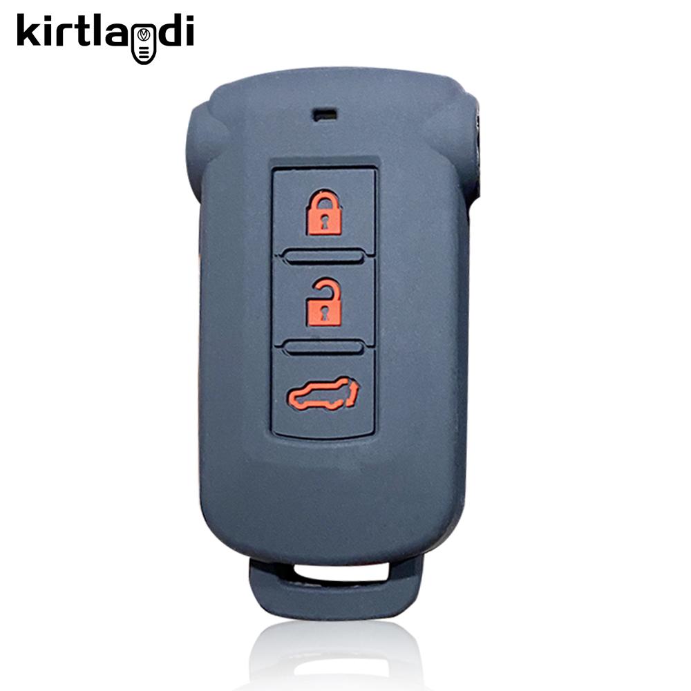 Kirtlandi For Mitsubishi Delica D5 Car Key Cover Case For Mitsubishi Outlander 2014 Pajero Delica Key Chains Car Accessories Bag